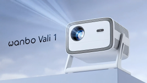 Wanbo Vali 1 Gimbal Projector Free 200° Angle 1080P Full HD 900ANSI Android TV 11.0 ASA 3.0 Fully Automatic Cast Android Smart Portable WiFi Bluetooth LED Projector Auto Focus Keystone Home Office Classroom Projector VMI