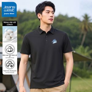 Jeanswest | Áo Polo Cổ Trụ Dài Tay Ngắn Mùa Hè Cao Cấp