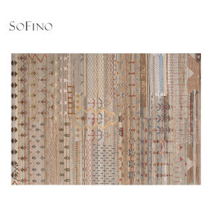 SoFINO | French Vintage Bohemian Persian Moroccan Machine Washable Carpet