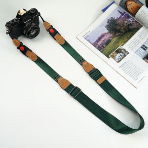 Shadow-Resistant Camera Straps for Canon R5/R6ii R50 Nikon ZF Z30 Sony Zve10 A6000 Fuji XT5 Xs10 Mirrorless Camera/SLR Retro Fashion Photography Strap