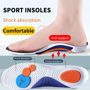 Orthopedic Sport Insole Plantar Fasciitis Flat Foot High Arch Support Men Women Sneaker Orthotic Plantillas Insert Shoe Sole