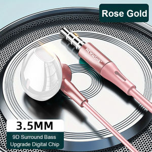 Metal 9D Surround Bass Type C&3.5mm Headphones Wired Control Headsets With HD Mic Earbuds For iPhone15/16 for Samsung Earphones