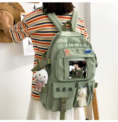 Chen Yi Heng TF Family Generation 4 Support Backpack Nylon Double Shoulder Bag for Junior And High School Students
