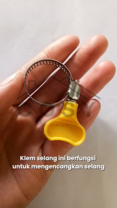 COSY Klem Selang Kuping Besi / Klem Gas LPG / Air / Klem Gas Anti Bocor / Iron Hose Clamp with Handle