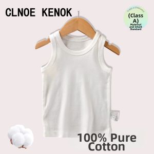 Sleeveless Cotton Sleeve Childrens Vest Lightweight Breathable Skin-Friendly Underwear
