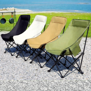 Folding Portable High-Back Camping Chair