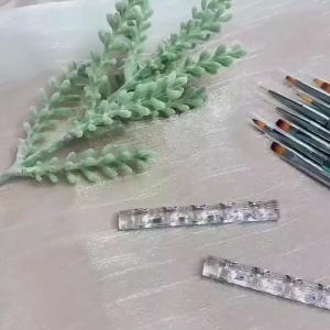 5-Grids Nail Brush Holder /美甲工具 笔架 美甲店专用托架 果冻色光疗彩绘笔收纳架(随机颜机)_random color