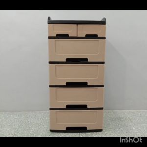 FRD-484 / 5 Tier Drawers Plastic Cabinet / Plastic Furniture / Plastic Drawer / Storage