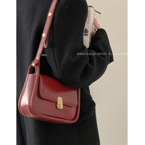 Red Bag for Women New New Arrival Trendy Autumn Winter Retro Underarm Bag Easiest for Match Shoulder Messenger Bag Small Square Bag Wedding Bag