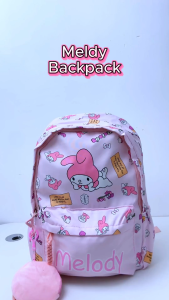 Magic Kids Backpack High Quality Kuromi Design Nylon Material School Bags for Grade School Girls