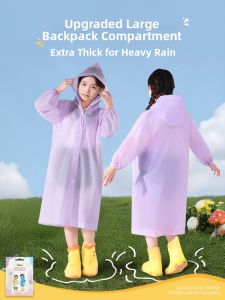 Tuban | Disposable Childrens School Raincoat for Boys and Girls Water-Proof Backpack Friendly