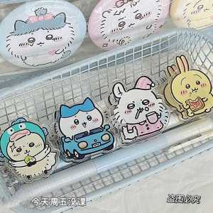 Giyka WoW Cartoon Cute Pp Clip Double-Sided Acrylic Note Clip Uthatch Small Eight-Hand Folder Long Tail Clip