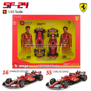 Bburago 1: 43 Mercedes Red Bull Ferrari 2024 W15 RB20 SF24 alloy twin car gift box car die-casting model toy collection gift