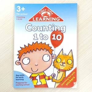 First Time Learning Counting 1 to 10 for Ages 3+ preschool