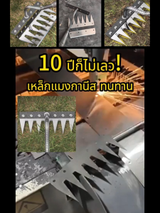 【รับประกัน 30 ปี】New 8ฟัน คราด คราดเหล็ก คราดหญ้า ทนทาน! 30 ปีไม่พัง! คราดถากหญ้า คาดหญ้า คราดเหล็ก คาดหญ้าเหล็ก คราดมีด้าม ใช้ขุดดิน ขุ่นถางหญ้าดายหญ้า