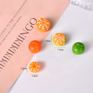 Mini Emulational Fruit Orange Candy Toy Handmade DIY Model Blind Box Small Item Miniature Toy Blind Bag Small Gift