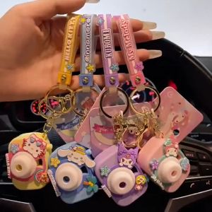 Mainan Anak-Anak Model Gantungan Kunci Gantungan Tas Kamera Proyektor Mini Sanrio