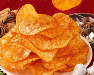 potongan mentah potongan kentang spicy barbecue kentang keripik 250g500g   薯片