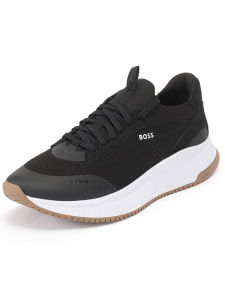 Hugo Boss Mens TTNM EVO Thick Bottom Casual Shoes Sport Shoes 5cm Heel Silver 300095 Fashionable Breathable Spring Shoes