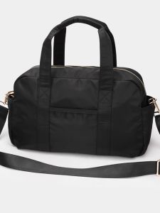 Yonben Mens and Womens Lightweight Fitness Messenger Bag Nylon Short-Distance Luggage Large Capacity Business Trip Satchel Travel Bag