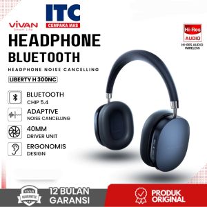 Headphone Wireless Bluetooth 5.4 Vivan H300NC ANC Original Bergaransi H300 NC
