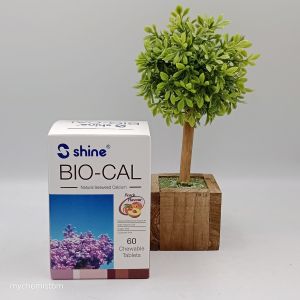 Shine Bio-Cal 60s Chewable Tablets EXP 03/27 ~ Natural Seaweed Calcium