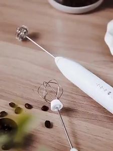 Electric Hand Blender Tangan Pengaduk kopi Milk Frother USB Portable Handheld Mixer