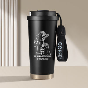 Cốc Nước Bằng Thép Không Gỉ One Piece Có Nắp Kép Cốc Cà Phê Cách Nhiệt Bằng Thép Không Gỉ Cho Trẻ Em Từ 8 Tuổi Trở Lên