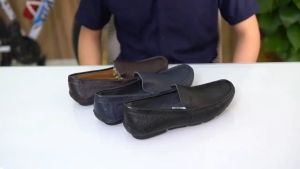 GIÀY LƯỜI DA GEOX CÔNG SỞ cho NAM siêu nhẹ da bò thật càng đi càng mềm - Gl133