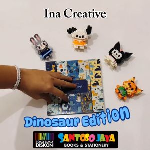 Kertas Lipat INA Dinosaur Edition 15x15 cm - 50 Origami 10 Motif