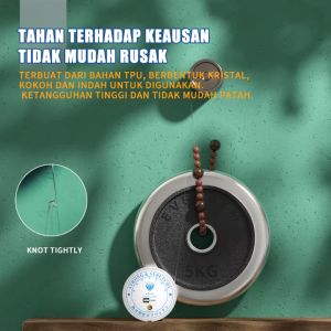 Garis Manik-Manik Buatan Tangan Garis Transparan Jepang DIY Garis Manik-Manik Garis Elastis Gelang Kalung Aksesoris Kristal Garis Elastis Cerah Dan Tahan Aus