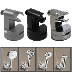 ใหม่ ที่วางฝักบัว 360 ° ปรับSelf-Adhesive Shower Head Stand Bracketดูดถ้วยผู้ถือหัวฝักบัวอุปกรณ์ห้องน้ํา