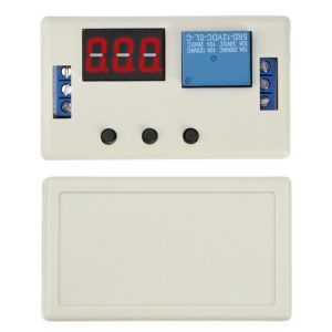 Aideepen | Mô-đun Rơ-le Hẹn Giờ Kỹ Thuật Số DC12V Với Còi Báo Động Và Màn Hình LED Bảo Vệ Chống Đảo Chiều Công Tắc SPDT Cho Ứng Dụng Tự Động