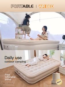 Flyaway Air Bed Single Double King Size|ForCamping Travel May Libreng Pump l MabilisInflate