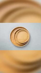 Japanese Style Wooden Bamboo Tray