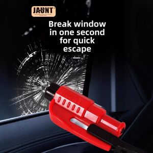 MONLEYTA | Car Emergency Hammer With Cutter Portable Vehicle Break Glass Device Multi Functional Safety Tool For Escaping In Emergencies