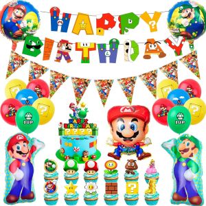 Birthday Party Supplies44pcs Party Decorations Set-Balloons Balloons Banner etc Theme Birthday Party Supplies for Boy Kids