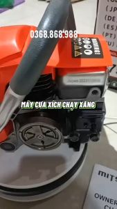 Máy cưa xích chạy xăng KOMAUSU CS75 xích lớn máy cưa xích chạy xăng trọng lượng 6.5kg lam dài 5.5 tấc