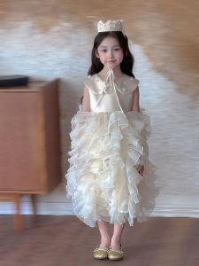 Girls Birthday Gift Premium Lustrous Layered Dress