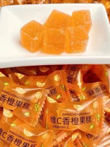 Orange Flavored Vitamin C Fruit Candy Snack Leisure Weighted Loose Packaged Chinese Style Pastries from Guangdong Province
