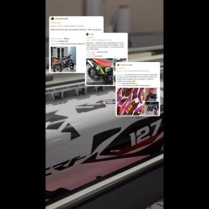 STICKER PREMIUM Setiker Decal CRF 150 L minimalis Fullbody-Dekal CRF 150 L Motor Trail Crf 12