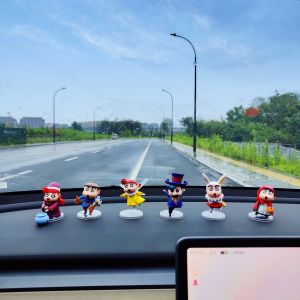 Jasmine My Childhood Molly Pop Mart Crayon Xiaoxin Car Decoration Tesla Car Decoration