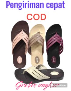 sandal jepit tali kepang yumeida untuk wanita
