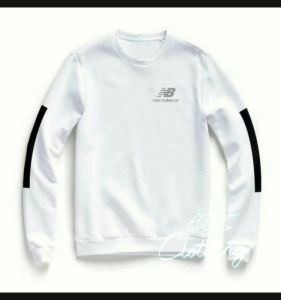 Jaket Sweater Crewneck Basic Pria & Wanita Lengan Panjang Big Size 2 Warna - Ready Size S/M/L/XL/XXL/3XL