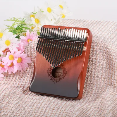 17 21 Keys Kalimba Finger Piano Kalimba 17 21 Keys Thumb Piano Keyboard Musical Instrument Mbira for Beginner Music Lover ﻿