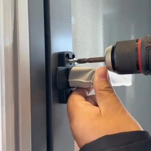 Left & Right Aluminum Alloy External Flat Handle For Thermal Break Doors Windows Building Hardware Casement Window Accessories