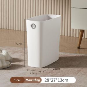 Thùng Rác Không Gian Hẹp Hình Chữ Nhật