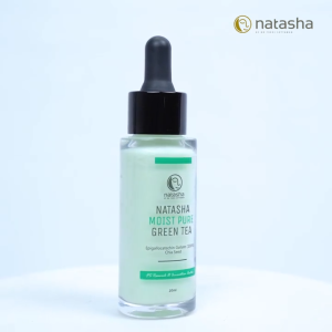NATASHA SKINCARE Moist Pure Green Tea Serum SERUM PENCERAHPEREMAJAANMENGHALUSKANMELEMBABKAN DAN SEBAGAI ANTI OKSIDAN