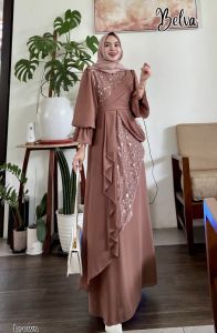 BELVA GAMIS MEWAH KONDANGAN / GAMIS WANITA TERBARU/ GAMIS WISUDA GAUN WISUDA BRIDESMAIDS
