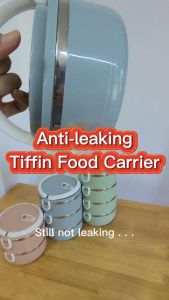 Tiffin Carrier Mangkuk Tingkat Stainless Steel Bekas Makanan Tapau Multi layer Lunch Box Bento Food Carrier Kotak Makanan Tengahari 不锈钢多层饭盒便当盒